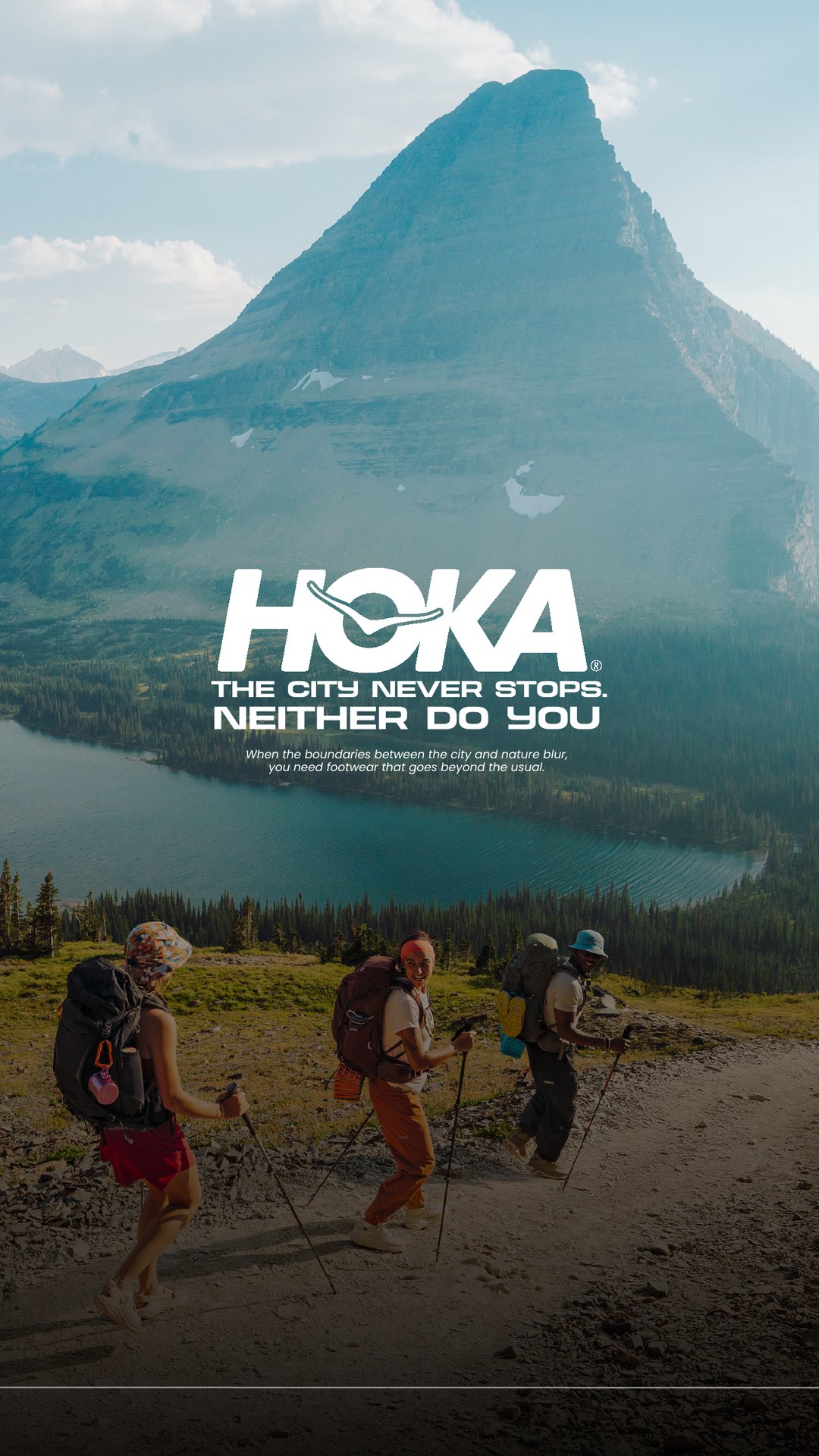 HOKA campaign key visual
