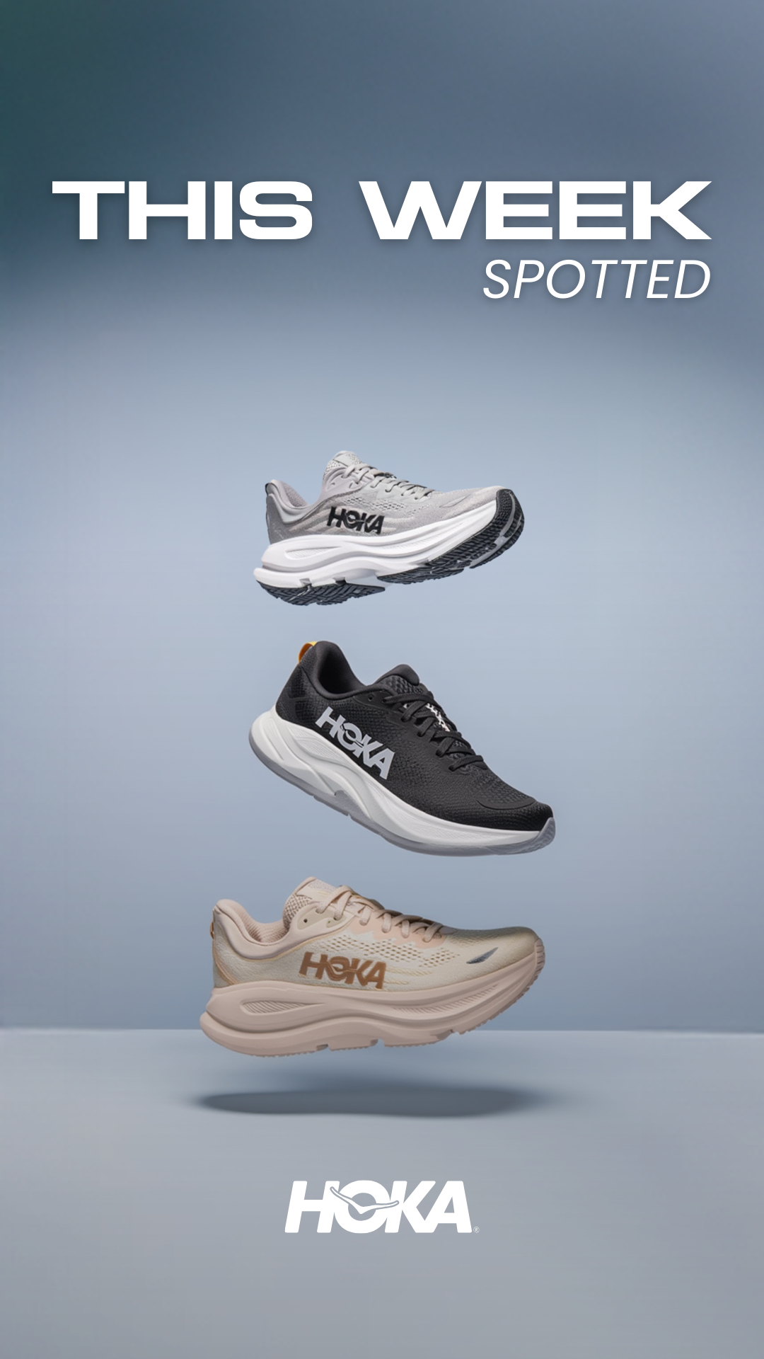 HOKA weekly spotted trio story