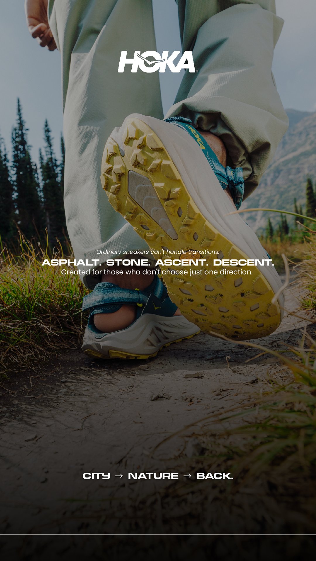 HOKA campaign key visual